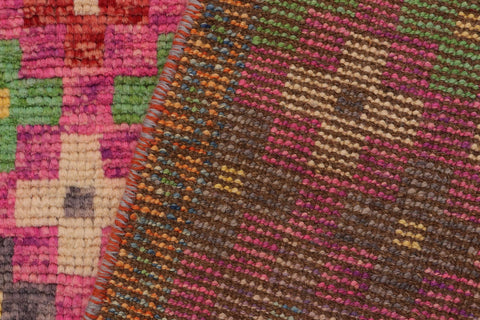 handmade Modern Balouchi Pink Orange Hand Knotted RECTANGLE 100% WOOL area rug 3x5