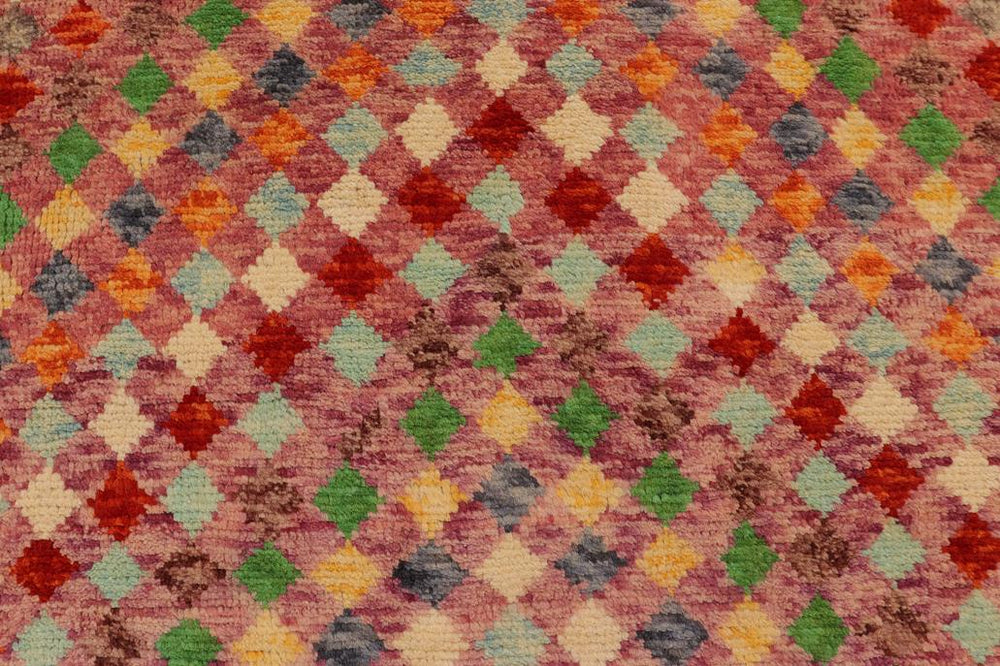 handmade Modern Balouchi Purple Rust Hand Knotted RECTANGLE 100% WOOL area rug 3x5