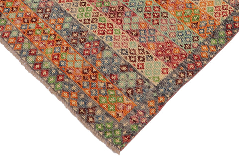 handmade Modern Balouchi Blue Gray Hand Knotted RECTANGLE 100% WOOL area rug 3x5
