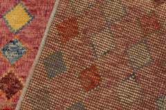 handmade Modern Balouchi Purple Blue Hand Knotted RECTANGLE 100% WOOL area rug 4x6