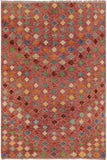 Contemporary Balochi Amir Purple/Blue Wool Rug - 3'11'' x 5'11''