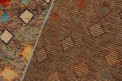 handmade Modern Balouchi Brown Rust Hand Knotted RECTANGLE 100% WOOL area rug 3x5