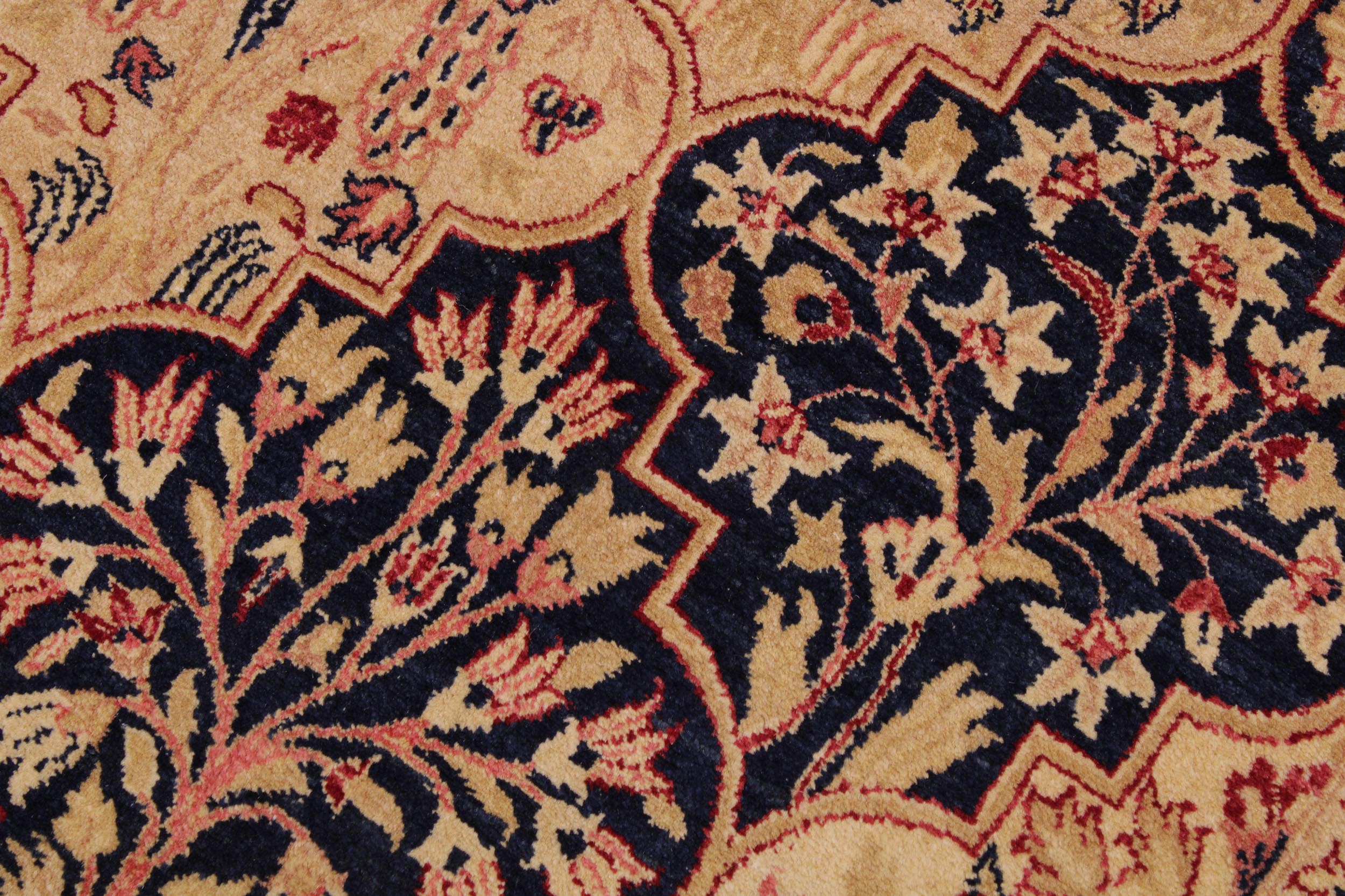 handmade Traditional Compartment Red Red Hand Knotted RECTANGLE 100% WOOL area rug 9 x 12