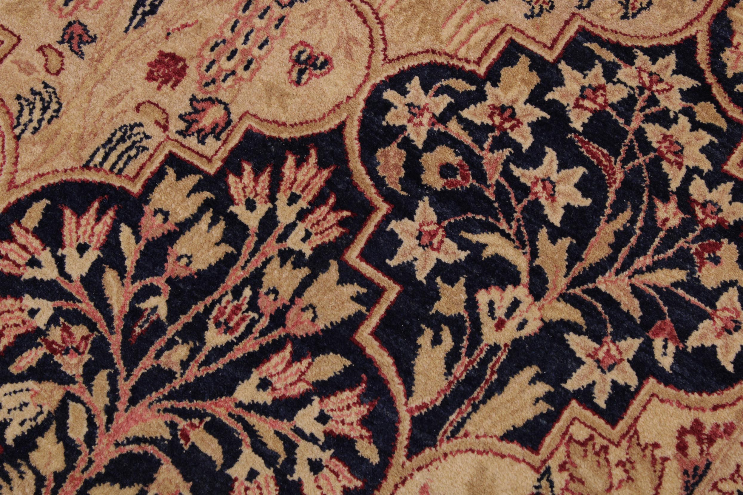 handmade Traditional Compartment Red Red Hand Knotted RECTANGLE 100% WOOL area rug 9x12