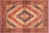 Vintage Kimberle Red/Red Wool Rug - 9'0'' x 12'0''