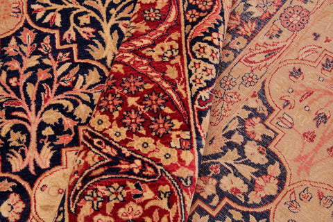 handmade Traditional Compartment Red Red Hand Knotted RECTANGLE 100% WOOL area rug 9 x 12