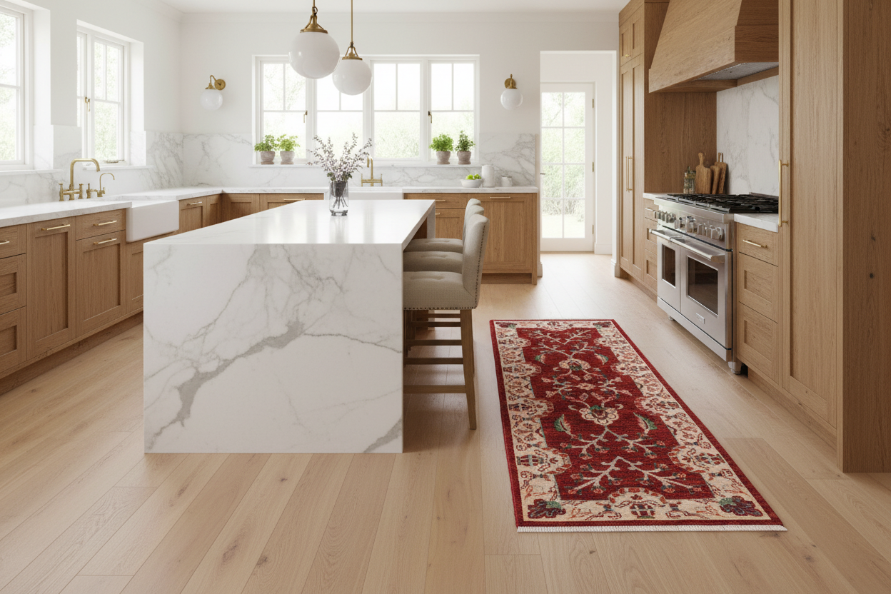 handmade Traditional Kafkaz Red Beige Hand Knotted RUNNER 100% WOOL area rug 3' x 5'