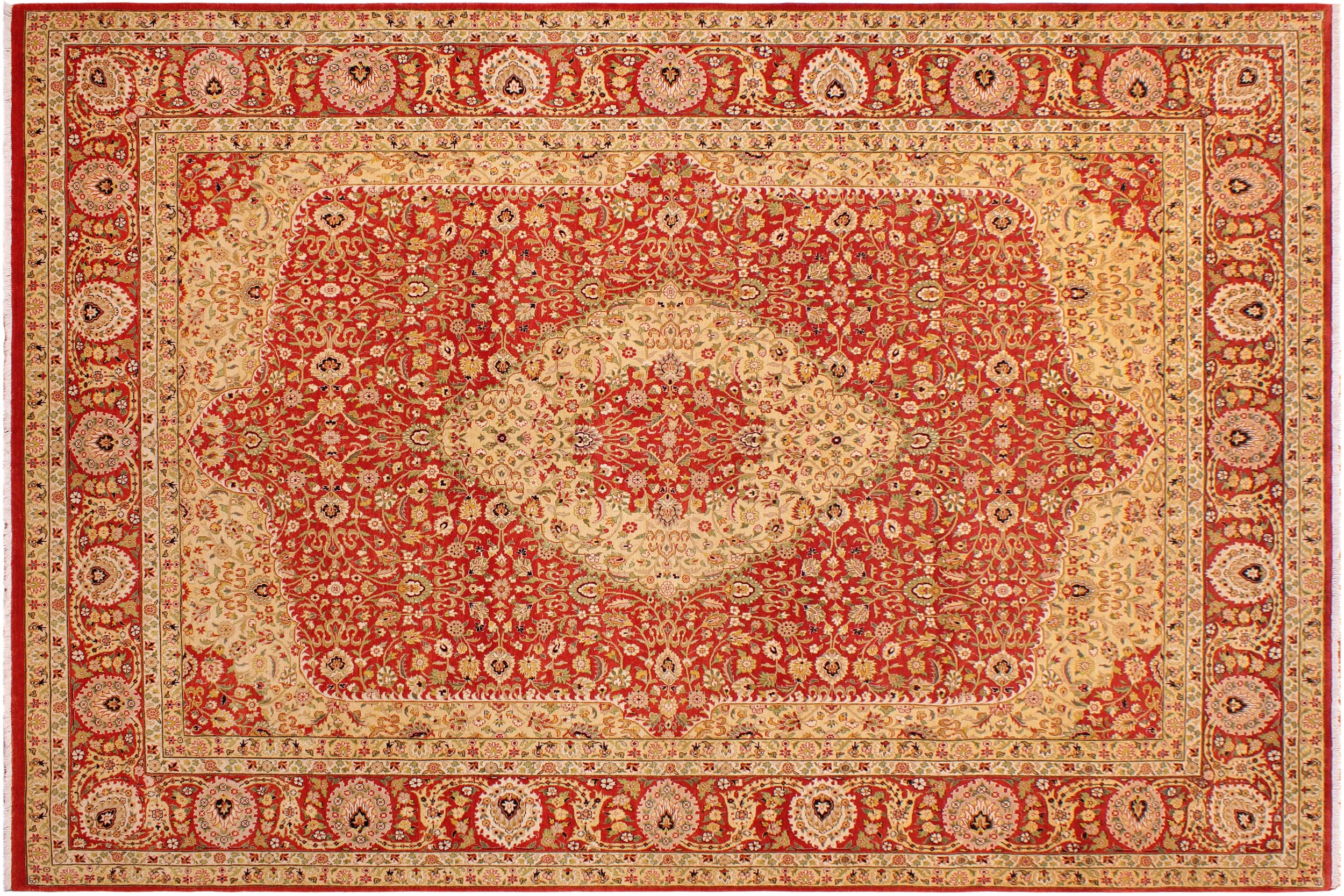 handmade Traditional Kafkaz Rust Rust Hand Knotted RECTANGLE 100% WOOL area rug 9 x 12