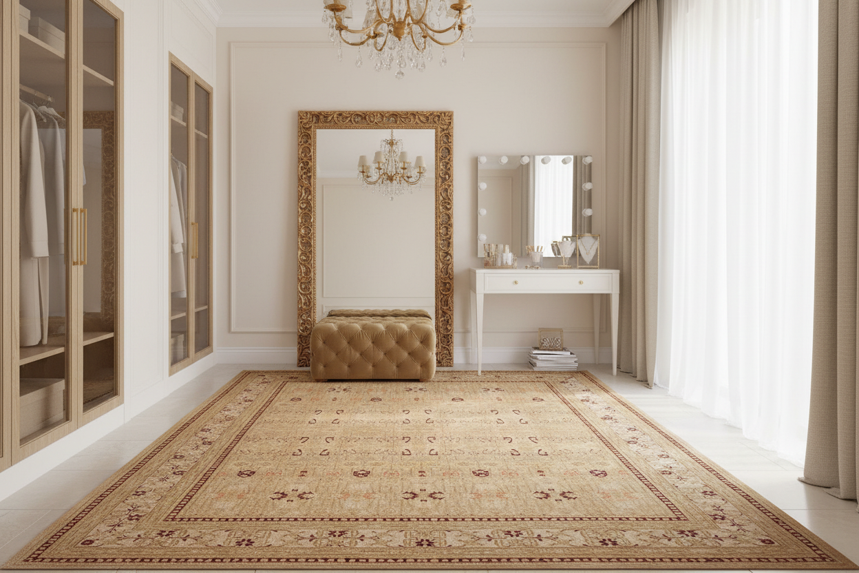 handmade Transitional Agra Tan Beige Hand Knotted RECTANGLE 100% WOOL area rug 9x12