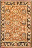 Traditional Hashmi Janine Brown Black Hand Knotted Area rugs 9 x 12