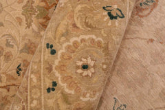 Vintage Persian Taj Susana Beige/Taupe Wool Rug - 9'1''X11'11''