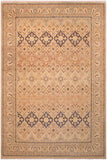 Antique Peg Multi/Tan Wool Rug - 9'1'' x 12'3''