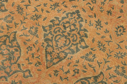 handmade Transitional Veg Dye Brown Green Hand Knotted RECTANGLE 100% WOOL area rug 9 x 12