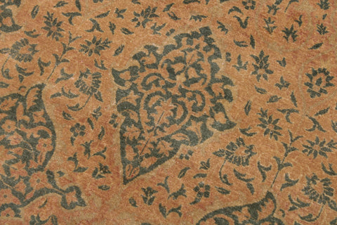 handmade Transitional Veg Dye Brown Green Hand Knotted RECTANGLE 100% WOOL area rug 9x12