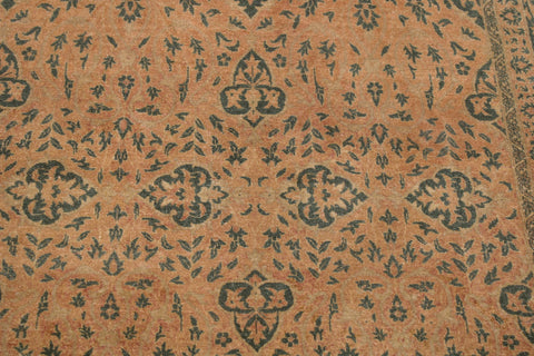 handmade Transitional Veg Dye Brown Green Hand Knotted RECTANGLE 100% WOOL area rug 9x12