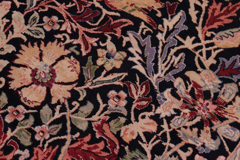 handmade Transitional Gulshanayub Black Black Hand Knotted RECTANGLE 100% WOOL area rug 9' x 12'