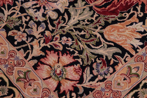 handmade Transitional Gulshanayub Black Black Hand Knotted RECTANGLE 100% WOOL area rug 9' x 12'