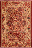 handmade Traditional Kafkaz Red Beige Hand Knotted RECTANGLE 100% WOOL area rug 8 x 10