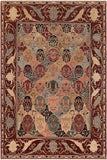 handmade Transitional Kafkaz Beige Brown Hand Knotted RECTANGLE 100% WOOL area rug 8 x 10