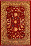handmade Traditional Kafkaz Red Green Hand Knotted RECTANGLE 100% WOOL area rug 8 x 10