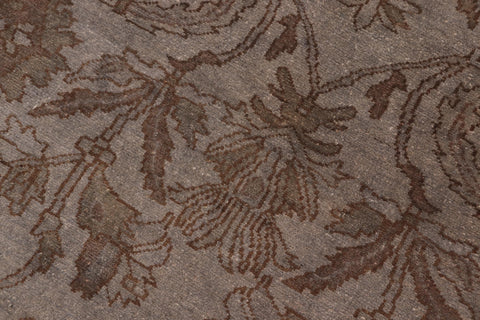 handmade Over Dyed Over Dyed Gray Gray Hand Knotted RECTANGLE 100% WOOL area rug 8' x 10'