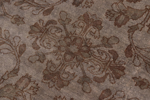 handmade Over Dyed Over Dyed Gray Gray Hand Knotted RECTANGLE 100% WOOL area rug 8' x 10'