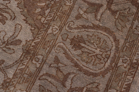 handmade Over Dyed Over Dyed Gray Gray Hand Knotted RECTANGLE 100% WOOL area rug 8' x 10'