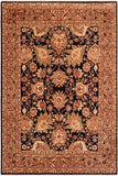 handmade Traditional Kafkaz Blue Brown Hand Knotted RECTANGLE 100% WOOL area rug 8 x 10