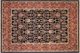 Classic Ziegler Marisa Blue/Red Hand-Knotted Wool Rug - 8'4'' x 10'0''