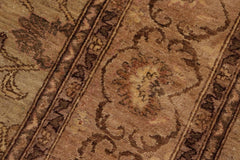 handmade Traditional Kafkaz Lt. Green Brown Hand Knotted RECTANGLE 100% WOOL area rug 8X10