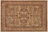 Oriental Ziegler Charity Green/Brown Hand-Knotted Wool Rug - 8'2'' x 10'1''