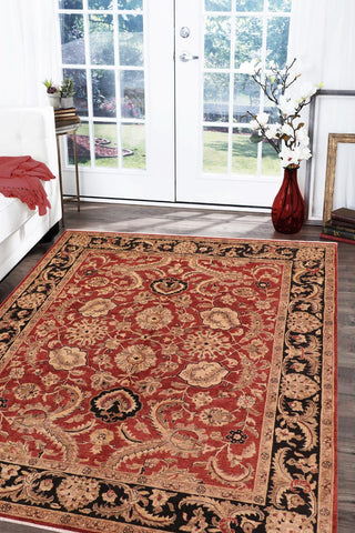handmade Traditional Kafkaz Red Blue Hand Knotted RECTANGLE 100% WOOL area rug 8x10