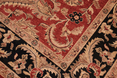 handmade Traditional Kafkaz Red Blue Hand Knotted RECTANGLE 100% WOOL area rug 8x10