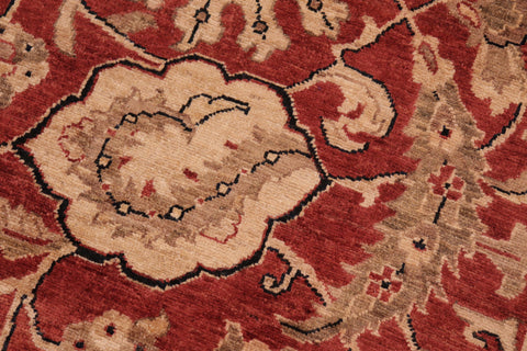 handmade Traditional Kafkaz Red Blue Hand Knotted RECTANGLE 100% WOOL area rug 8x10