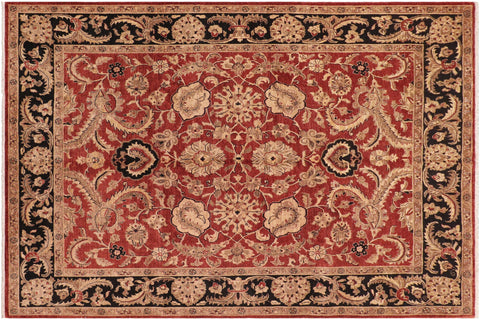 handmade Traditional Kafkaz Red Blue Hand Knotted RECTANGLE 100% WOOL area rug 8x10