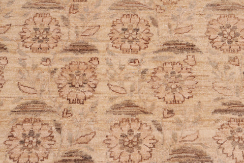 handmade Modern Kafkaz Lt. Tan Gold Hand Knotted RECTANGLE 100% WOOL area rug 8' x 10'