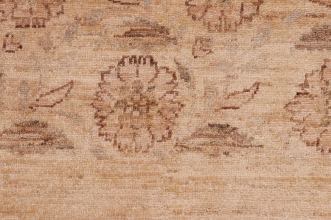 handmade Modern Kafkaz Lt. Tan Gold Hand Knotted RECTANGLE 100% WOOL area rug 8' x 10'