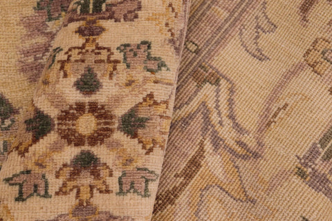 handmade Traditional Kafkaz Tan Beige Hand Knotted RECTANGLE 100% WOOL area rug 8x10