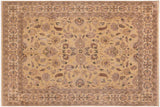 handmade Traditional Kafkaz Tan Beige Hand Knotted RECTANGLE 100% WOOL area rug 8 x 10