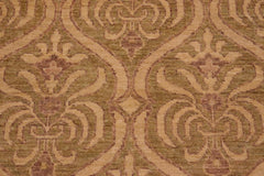 handmade Transitional Kafkaz Lt. Green Lt. Brown Hand Knotted RECTANGLE 100% WOOL area rug 8X10