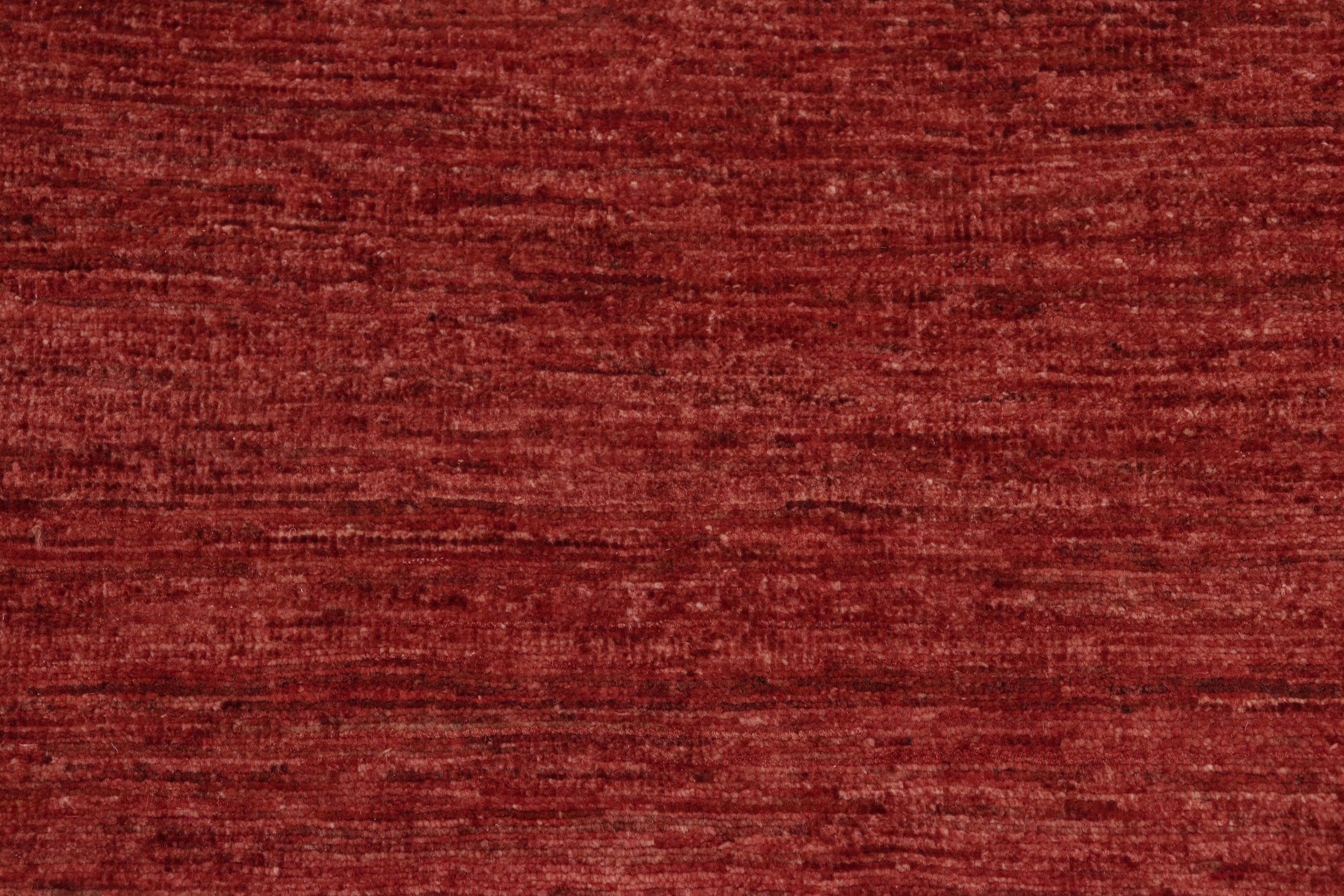 handmade Modern Kafkaz Red Brown Hand Knotted RECTANGLE 100% WOOL area rug 8' x 9'