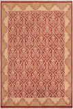 handmade Transitional Kafkaz Red Beige Hand Knotted RECTANGLE 100% WOOL area rug 8 x 10