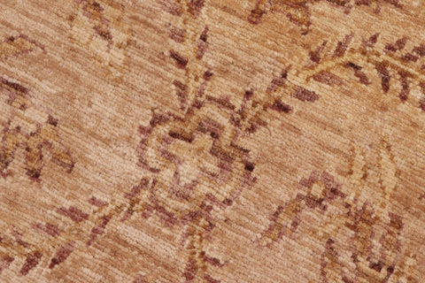 handmade Modern Kafkaz Tan Lt. Gold Hand Knotted RECTANGLE 100% WOOL area rug 8' x 10'
