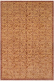 handmade Transitional Kafkaz Tan Lt. Gold Hand Knotted RECTANGLE 100% WOOL area rug 8 x 10