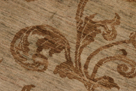 handmade Modern Kafkaz Lt. Green Lt. Green Hand Knotted RECTANGLE 100% WOOL area rug 8' x 9'