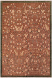 handmade Transitional Kafkaz Brown Green Hand Knotted RECTANGLE 100% WOOL area rug 8 x 10