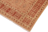 handmade Transitional Kafkaz Lt. Brown Rust Hand Knotted RECTANGLE 100% WOOL area rug 8 x 10