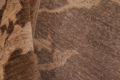 handmade Transitional Kafkaz Brown Beige Hand Knotted RECTANGLE 100% WOOL area rug 8X10