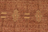 handmade Transitional Kafkaz Brown Copper Hand Knotted RECTANGLE 100% WOOL area rug 8 x 10