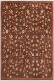 handmade Transitional Kafkaz Brown Tan Hand Knotted RECTANGLE 100% WOOL area rug 8 x 10